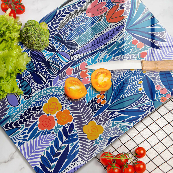 Glas Ceranfeldabdeckung Bemalte Wiese