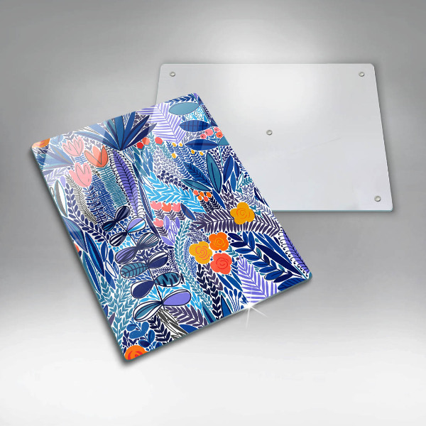 Glas Ceranfeldabdeckung Bemalte Wiese