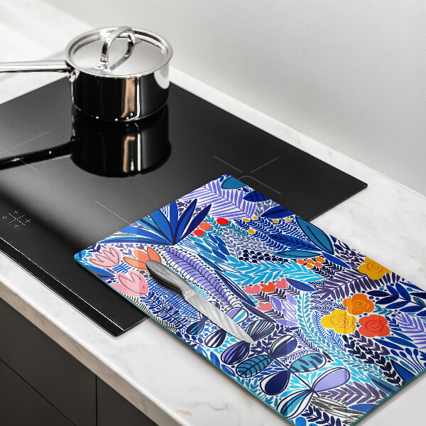 Glas Ceranfeldabdeckung Bemalte Wiese