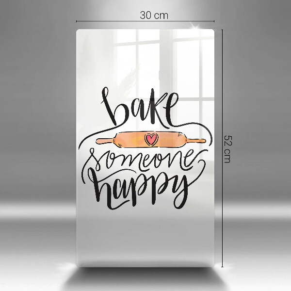 Glas Ceranfeldabdeckung Bake someone happy