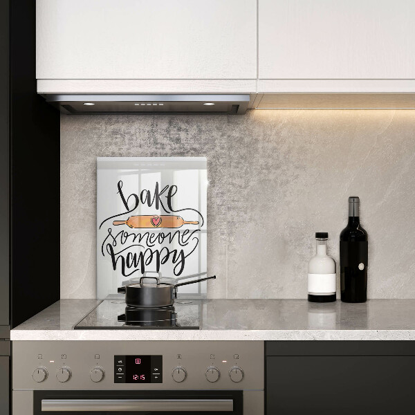 Glas Ceranfeldabdeckung Bake someone happy