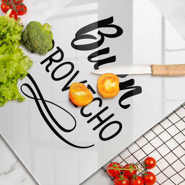 Glas Ceranfeldabdeckung Buen provecho