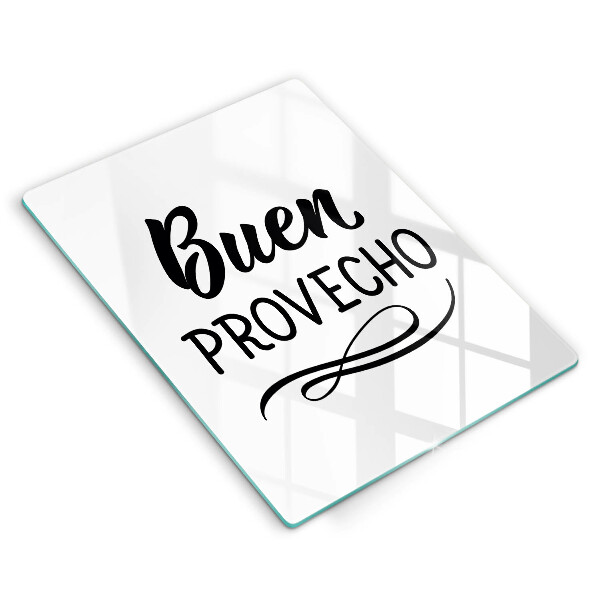 Glas Ceranfeldabdeckung Buen provecho