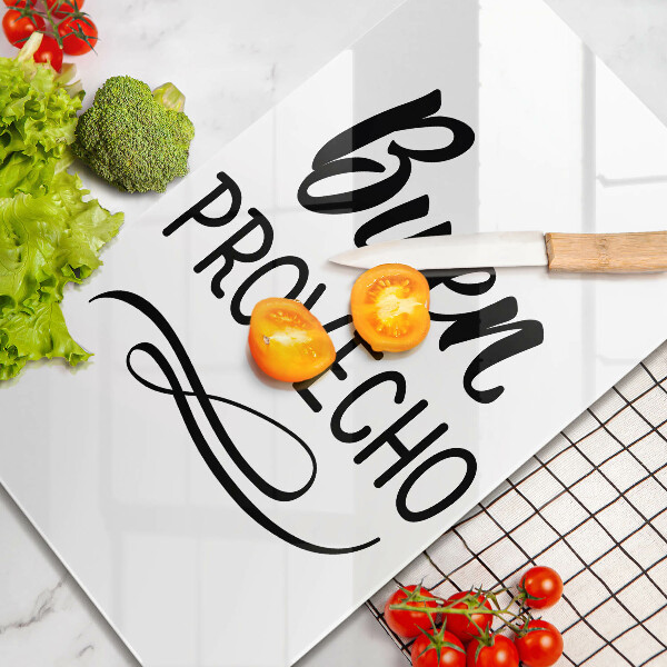 Glas Ceranfeldabdeckung Buen provecho