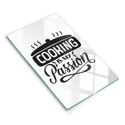 Glas Ceranfeldabdeckung Cooking is my passion