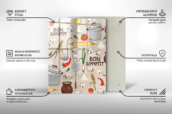 Glas Ceranfeldabdeckung Küchenillustration