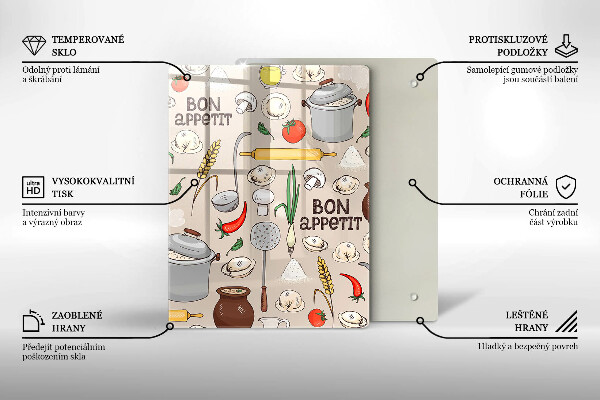 Glas Ceranfeldabdeckung Küchenillustration
