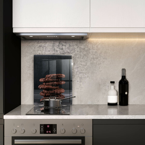 Glas Ceranfeldabdeckung Schokoladenkekse