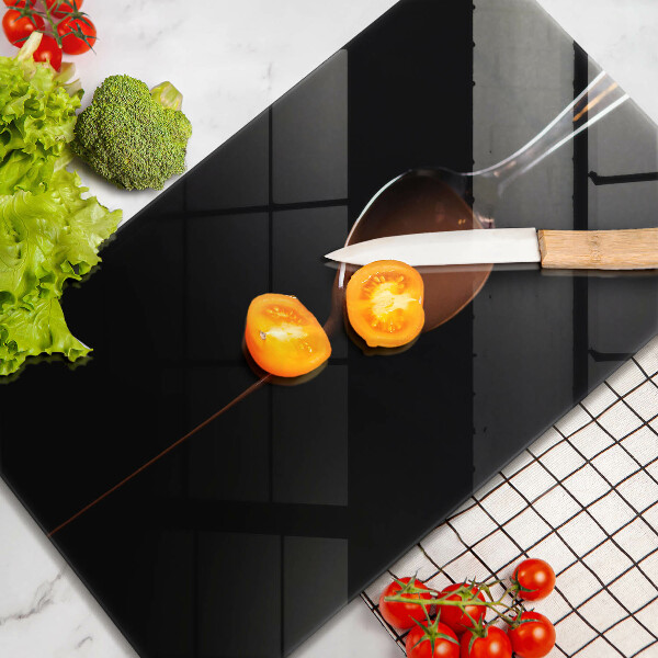 Glas Ceranfeldabdeckung Ein Löffel Schokolade