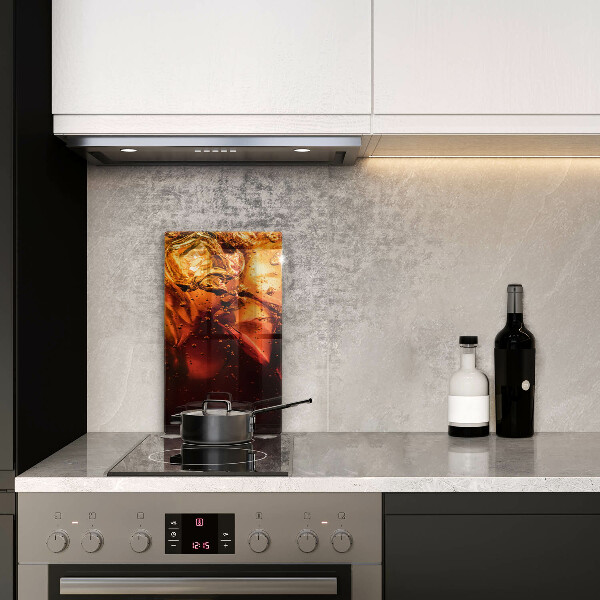 Glas Ceranfeldabdeckung Cola-Getränk mit Eis