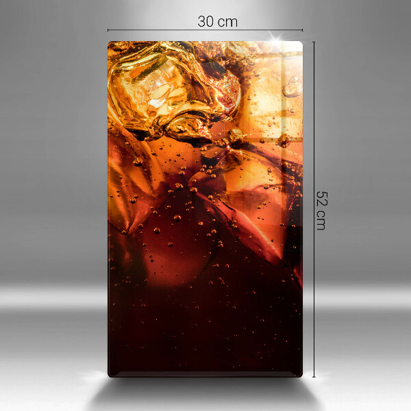 Glas Ceranfeldabdeckung Cola-Getränk mit Eis