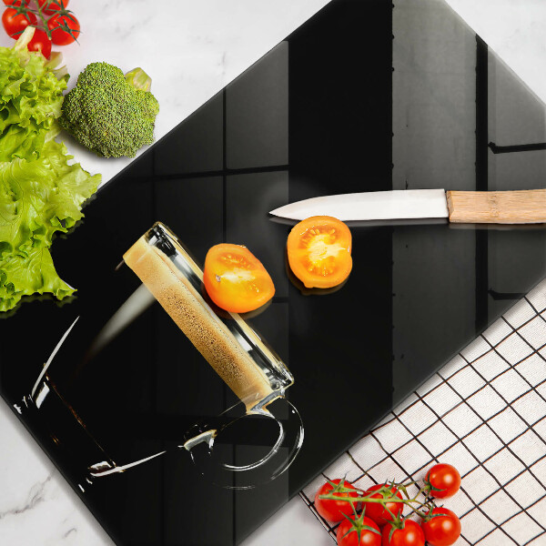 Glas Ceranfeldabdeckung Ein Glas schwarzen Kaffee