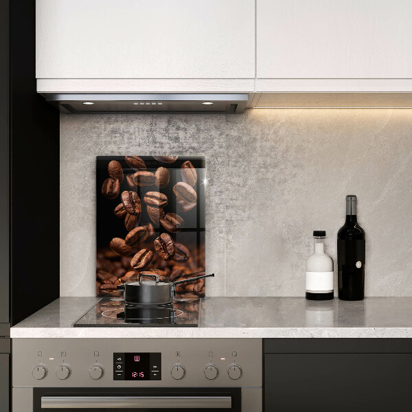 Glas Ceranfeldabdeckung Braune Kaffeebohnen