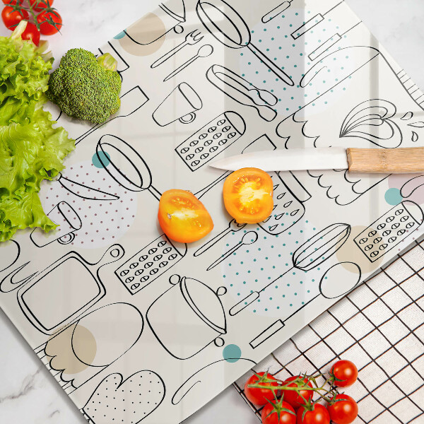 Glas Ceranfeldabdeckung Küchenzubehör