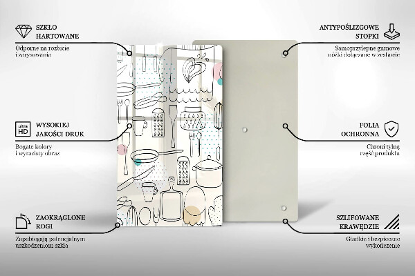 Glas Ceranfeldabdeckung Küchenzubehör