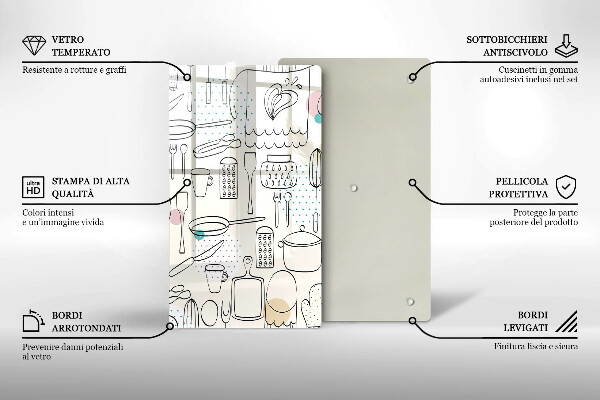 Glas Ceranfeldabdeckung Küchenzubehör