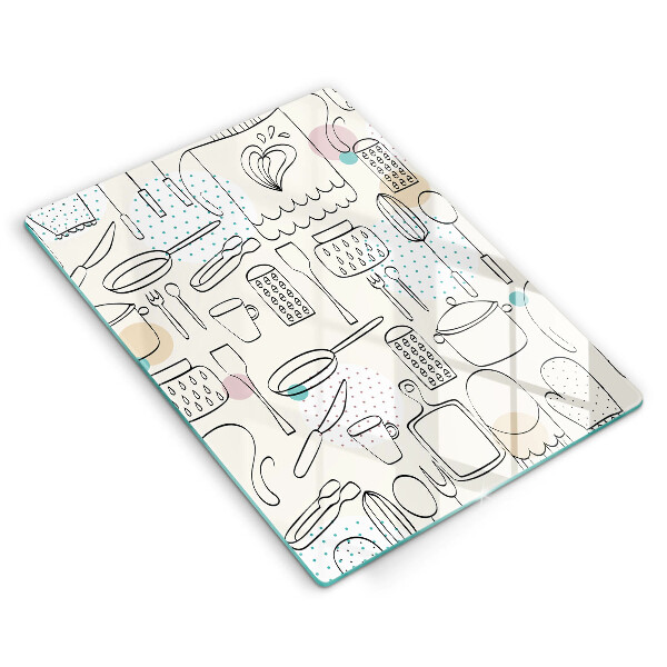 Glas Ceranfeldabdeckung Küchenzubehör