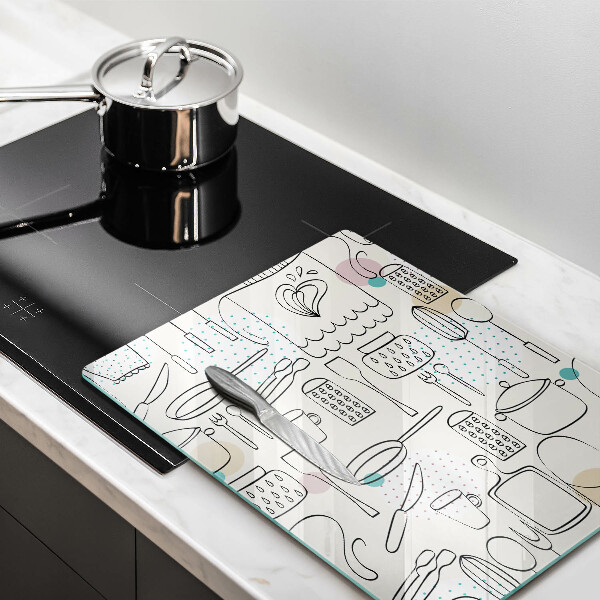 Glas Ceranfeldabdeckung Küchenzubehör