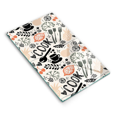 Glas Ceranfeldabdeckung Cartoon-Küchenmotiv