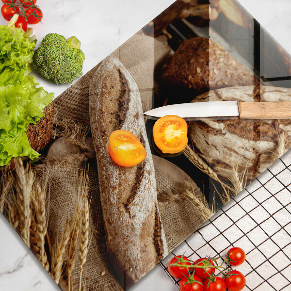 Glas Ceranfeldabdeckung Brotbrote