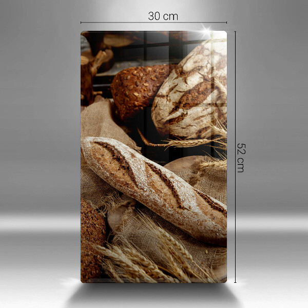 Glas Ceranfeldabdeckung Brotbrote