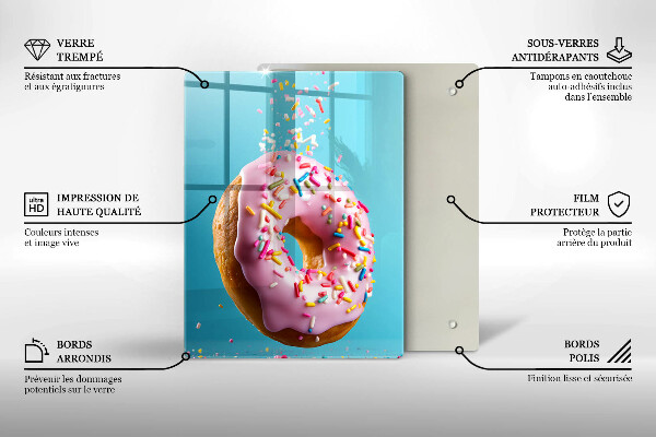 Glas Ceranfeldabdeckung Donut-Donut
