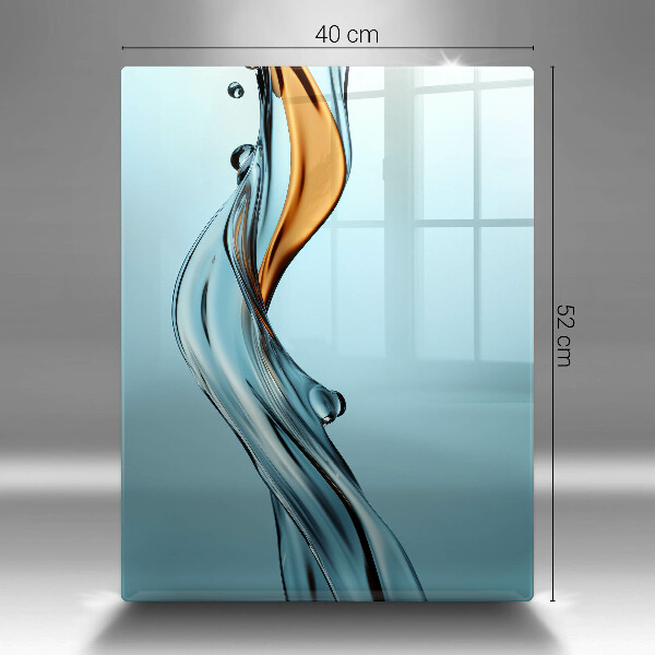 Glas Ceranfeldabdeckung Wasserstrahl