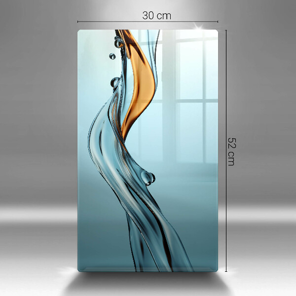 Glas Ceranfeldabdeckung Wasserstrahl