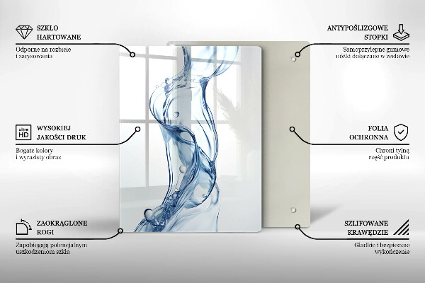 Glas Ceranfeldabdeckung Sauberes Wasser