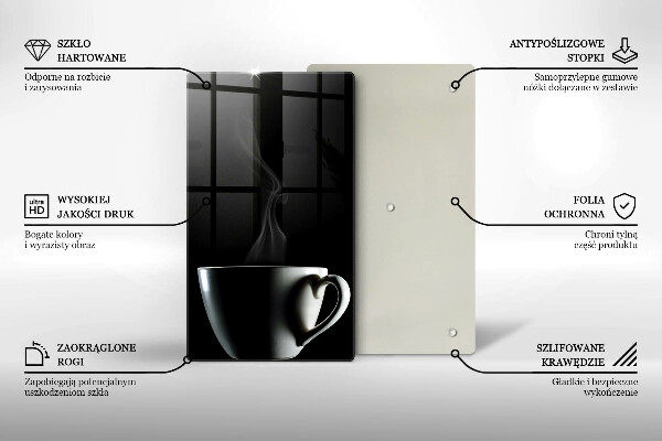 Glas Ceranfeldabdeckung Eine Tasse Tee