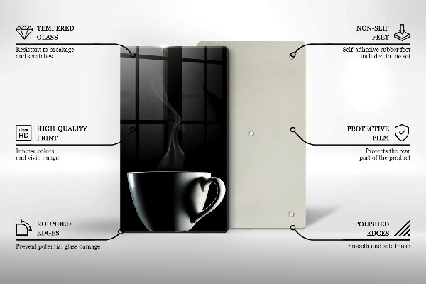 Glas Ceranfeldabdeckung Eine Tasse Tee