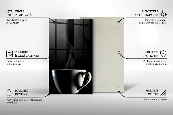 Glas Ceranfeldabdeckung Eine Tasse Tee