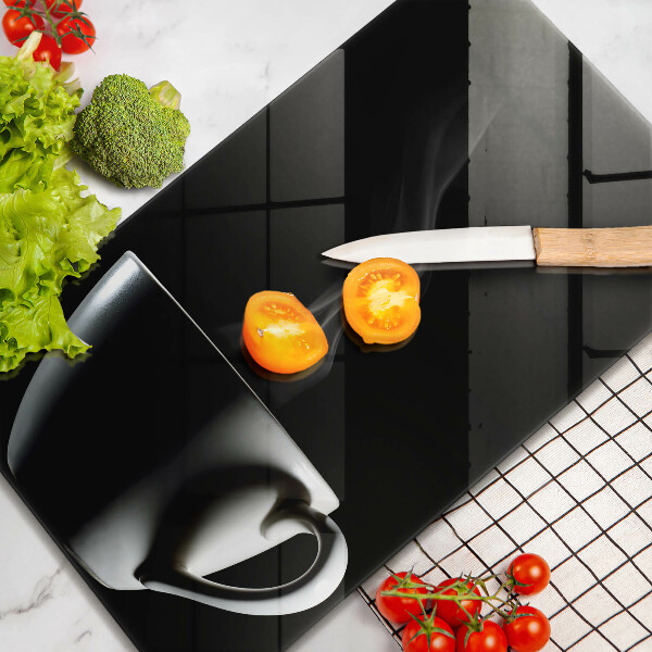 Glas Ceranfeldabdeckung Eine Tasse Tee