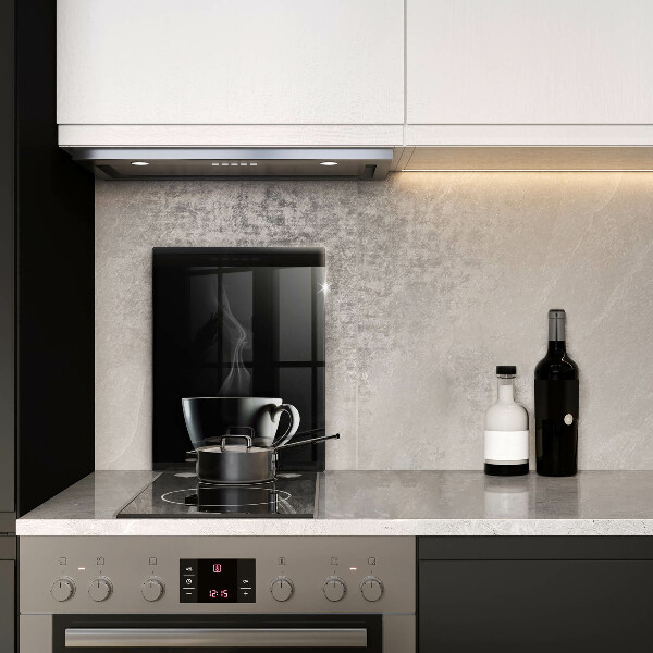 Glas Ceranfeldabdeckung Eine Tasse Tee