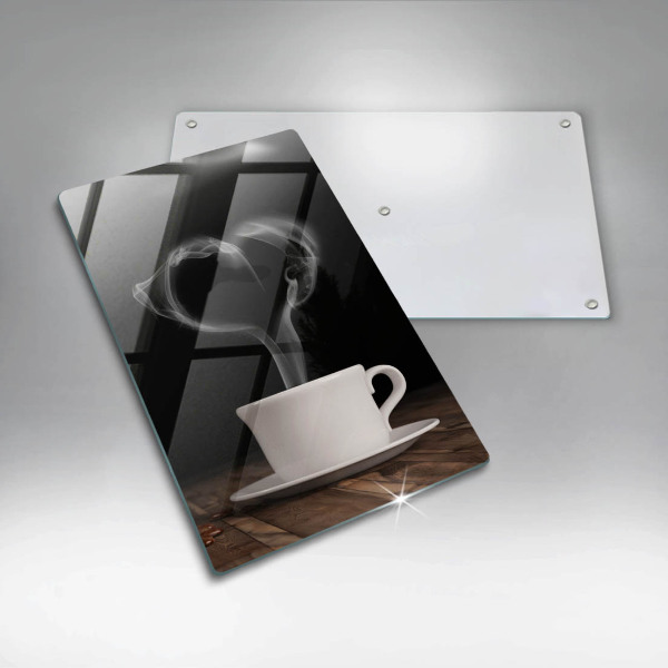 Glas Ceranfeldabdeckung Kaffeetasse-Herz