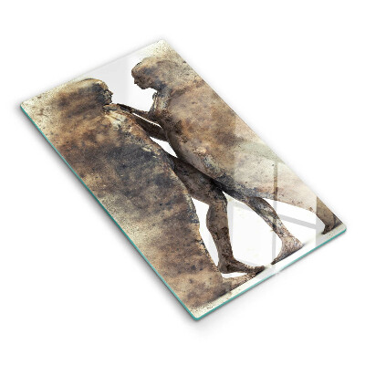 Glas Ceranfeldabdeckung Körper verliebter Menschen