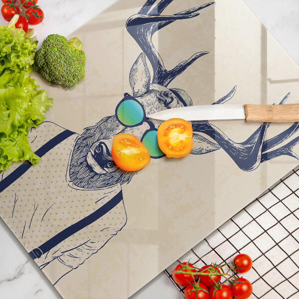 Glas Ceranfeldabdeckung Hirschmann-Illustration