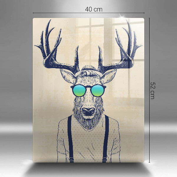 Glas Ceranfeldabdeckung Hirschmann-Illustration