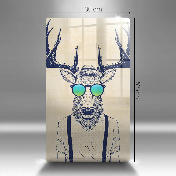 Glas Ceranfeldabdeckung Hirschmann-Illustration