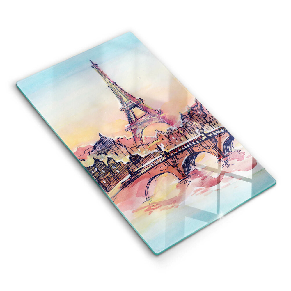 Glas Ceranfeldabdeckung Landschaft des Pariser Eiffelturms