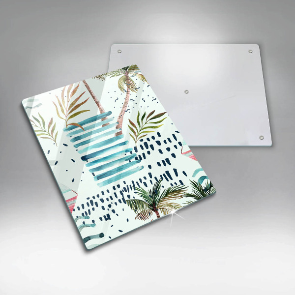 Glas Ceranfeldabdeckung Feiertagsillustrationen