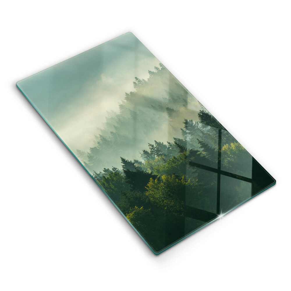Glas Ceranfeldabdeckung Landschaftsansicht des Waldes