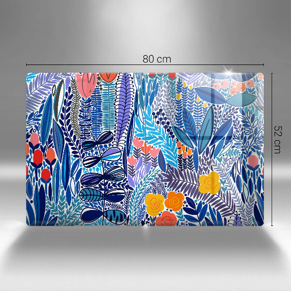 Glas Ceranfeldabdeckung Bemalte Wiese