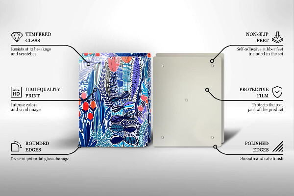 Glas Ceranfeldabdeckung Bemalte Wiese