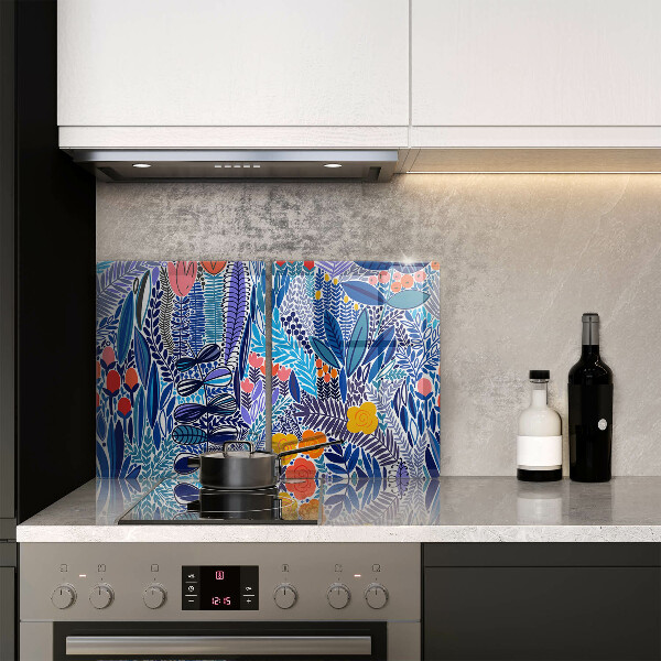 Glas Ceranfeldabdeckung Bemalte Wiese