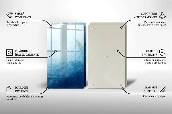 Glas Herdabdeckplatte Abstrakter Hintergrund