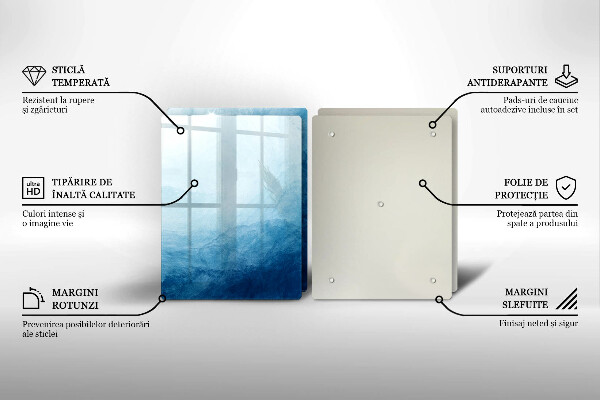 Glas Herdabdeckplatte Abstrakter Hintergrund