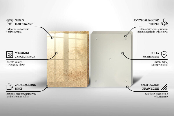Glas Ceranfeldabdeckung Strandsandurlaub
