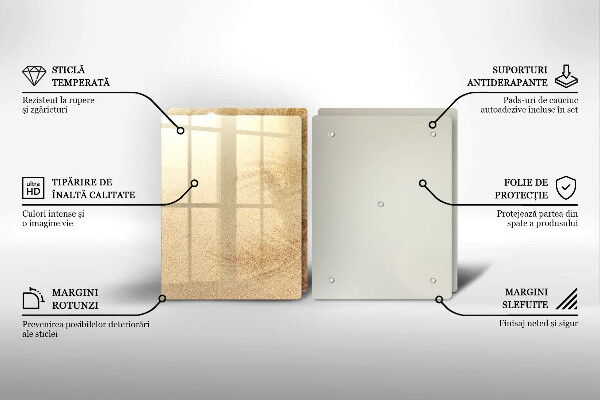Glas Ceranfeldabdeckung Strandsandurlaub