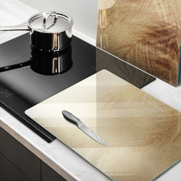 Glas Ceranfeldabdeckung Strandsandurlaub